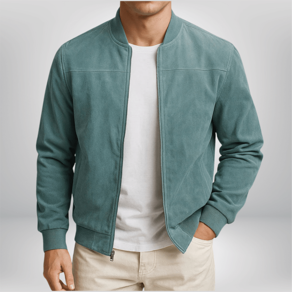 Phelan | Lederjacke Herren Modern Schnitt Elegante Passform 3