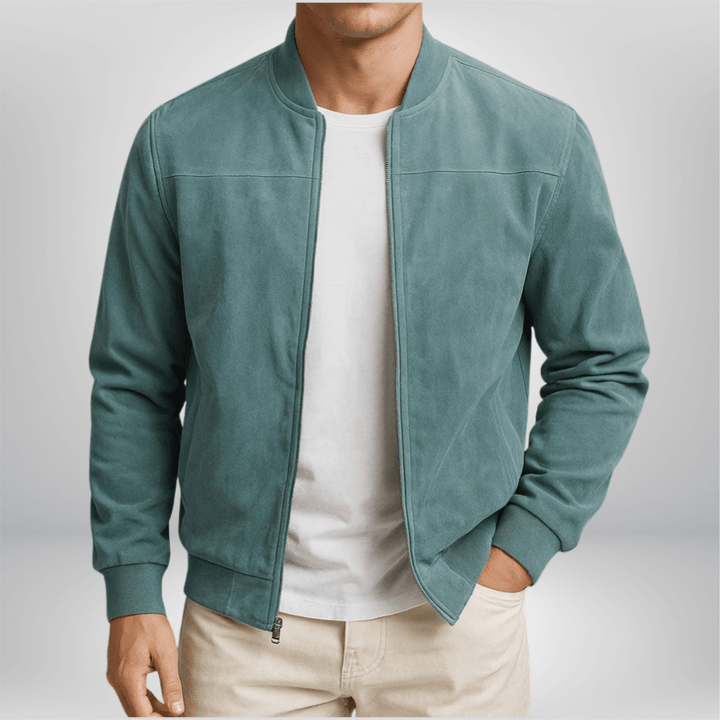 Phelan | Lederjacke Herren Modern Schnitt Elegante Passform 3