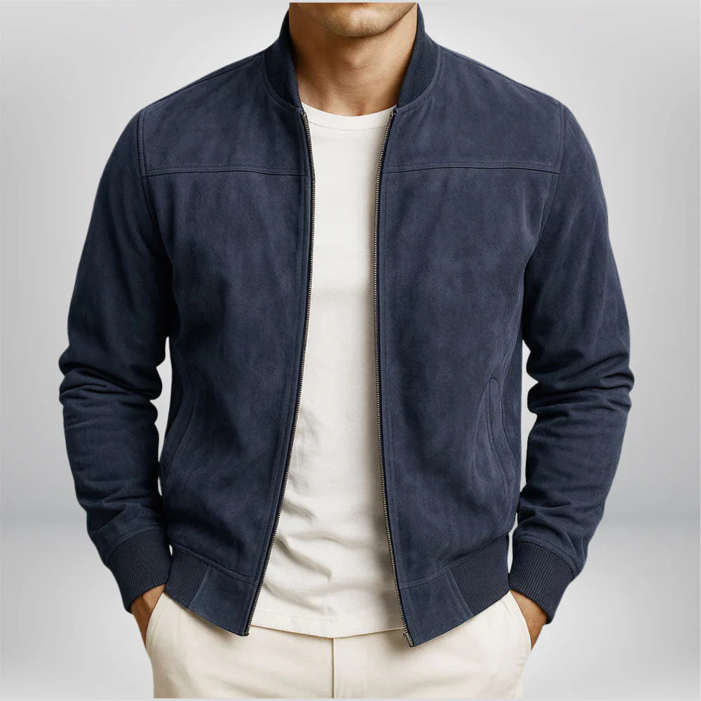 Phelan | Lederjacke Herren Modern Schnitt Elegante Passform 5