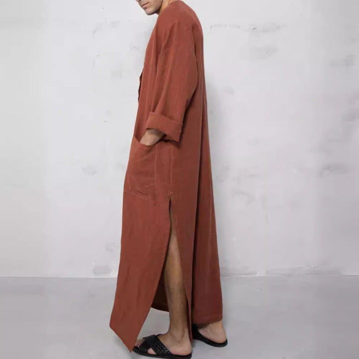 Phillipp | Elegante und bequeme Leinen Thobe Jubba 4