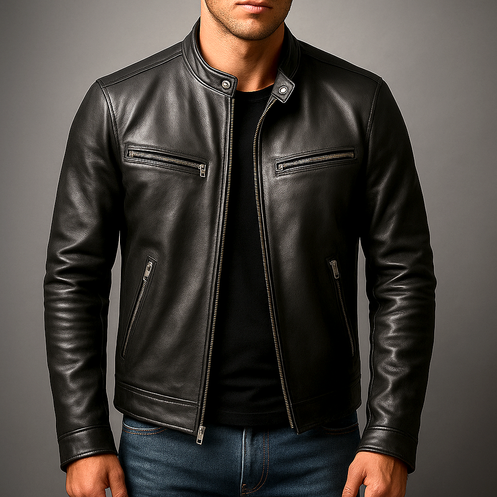 Phillipp | Stilvolle und Vintage Lederjacke 6