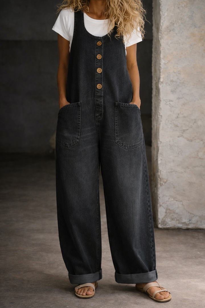 Piper | Bequeme, Luftige & Zeitlose Damen Denim-Overalls 3