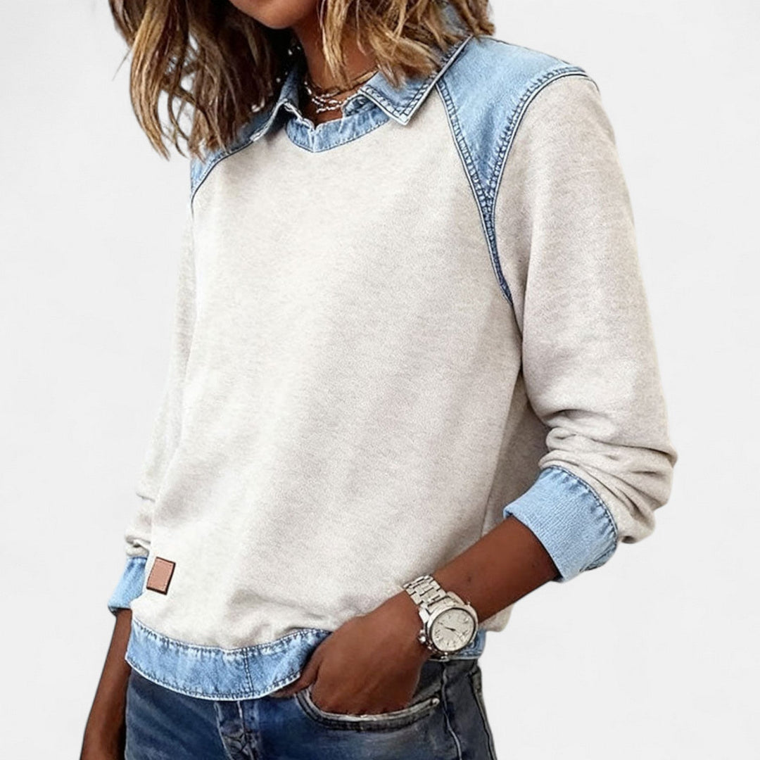 Regina | Trendiger Langarmpullover 6