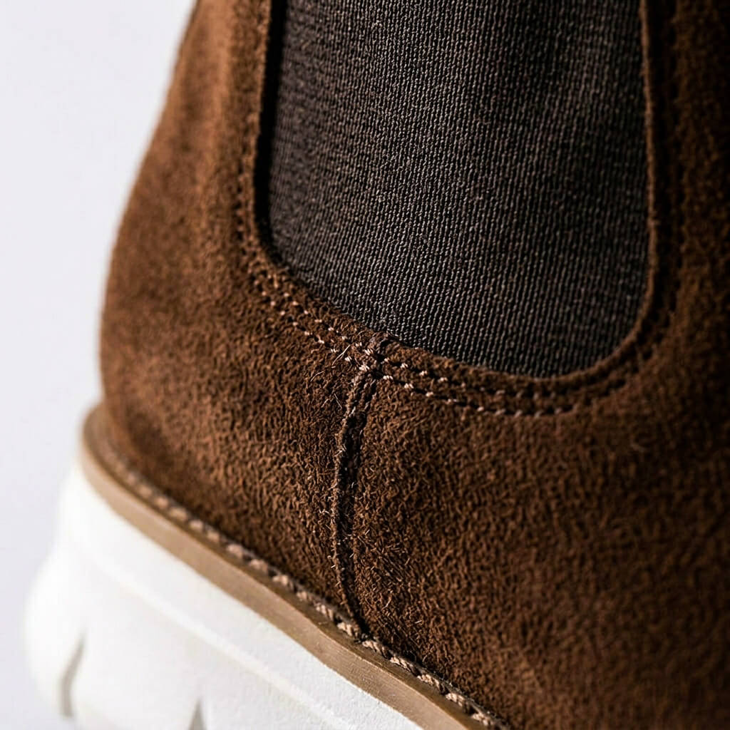 Robert | Zeitlose und elegante italienische Prestige Wildleder Stiefel 4