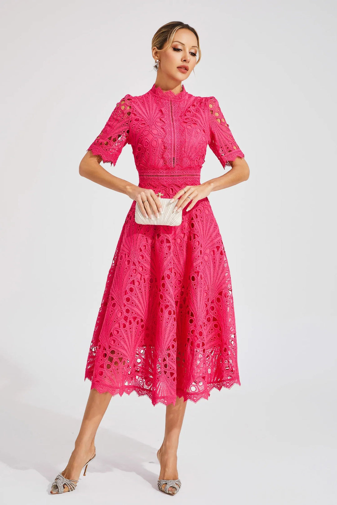 Rosalinda | Elegantes Festliches Kleid für Damen – Romantisches Midikleid für Hochzeitsgast 2