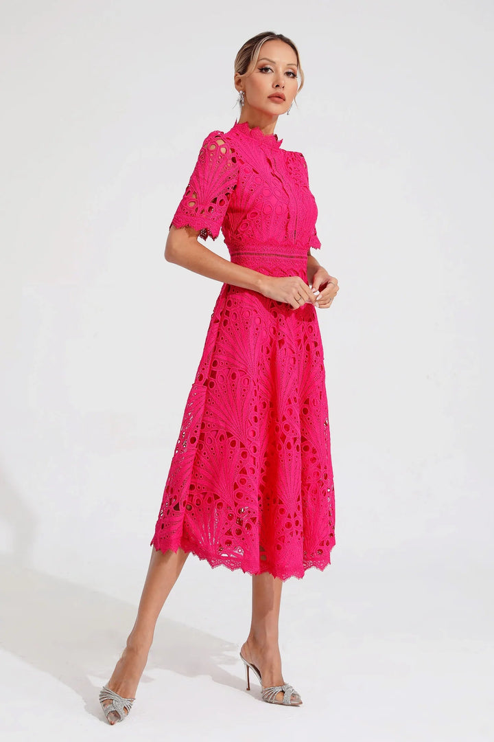 Rosalinda | Elegantes Festliches Kleid für Damen – Romantisches Midikleid für Hochzeitsgast 6