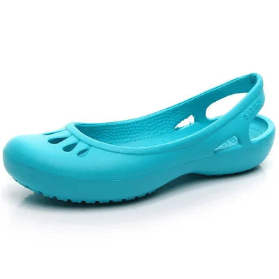 Sarah | Stilvolle und wasserdichte Sommer Jelly Clogs 0