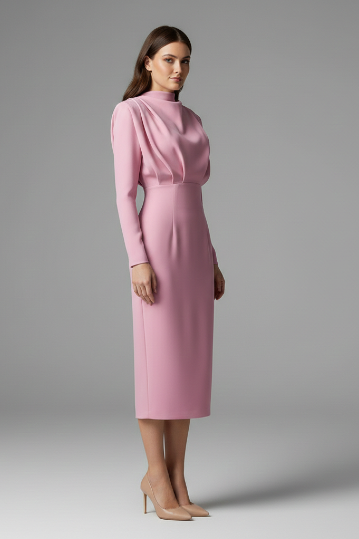 Sarina | Elegantes Maxikleid Langarm für Damen – Festlich &amp; Zeitlos 2