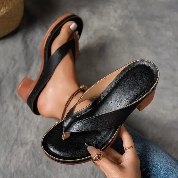 Selvina | Elegante und bequeme Damenslipper mit Absatz 4
