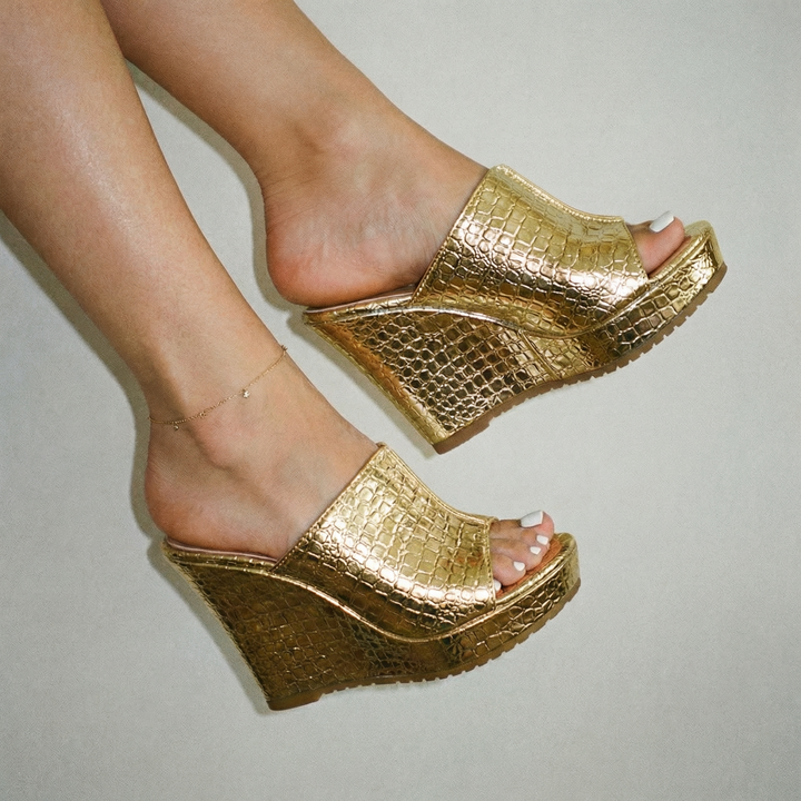 Seren | Elegante Bequeme Keilsandalen 4