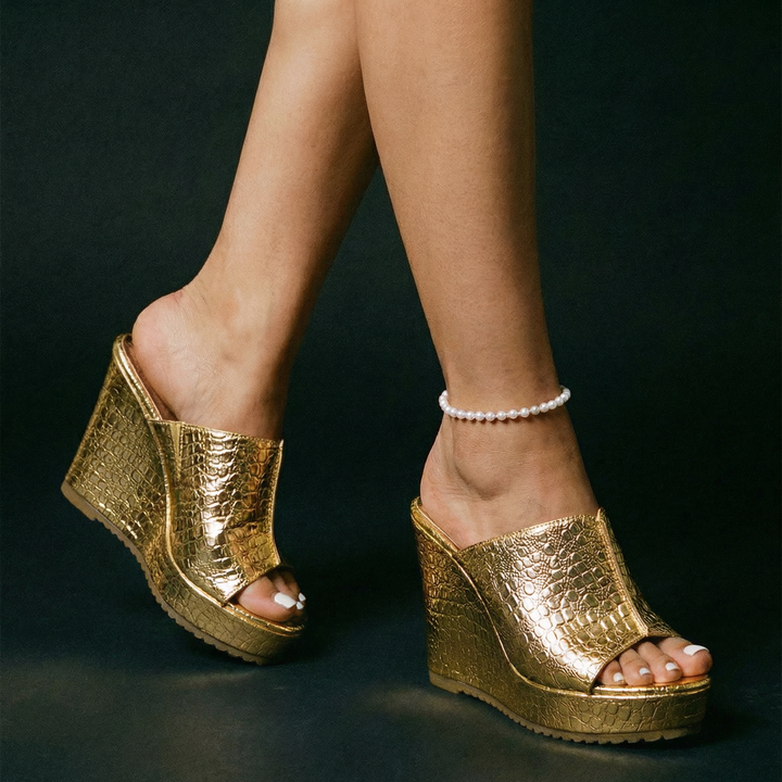 Seren | Elegante Bequeme Keilsandalen 5