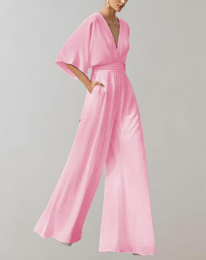 Sienna | Eleganter Damen Jumpsuit – Festlich, Atemberaubend & Schwarz 1