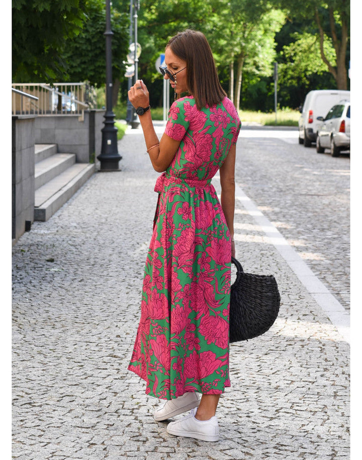 Sienna | Luftiges, geblümtes Wickelkleid im Sommerstil 5