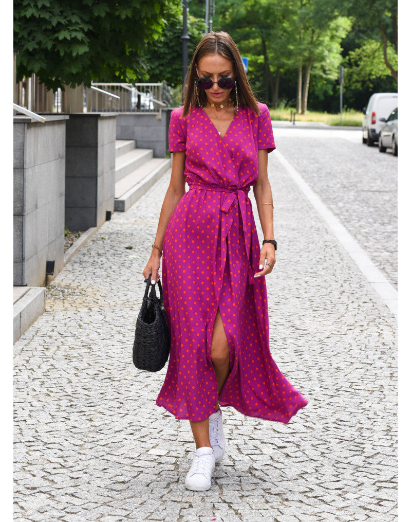 Sienna | Luftiges, geblümtes Wickelkleid im Sommerstil 7