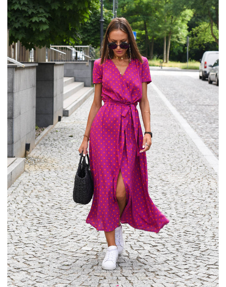 Sienna | Luftiges, geblümtes Wickelkleid im Sommerstil 7