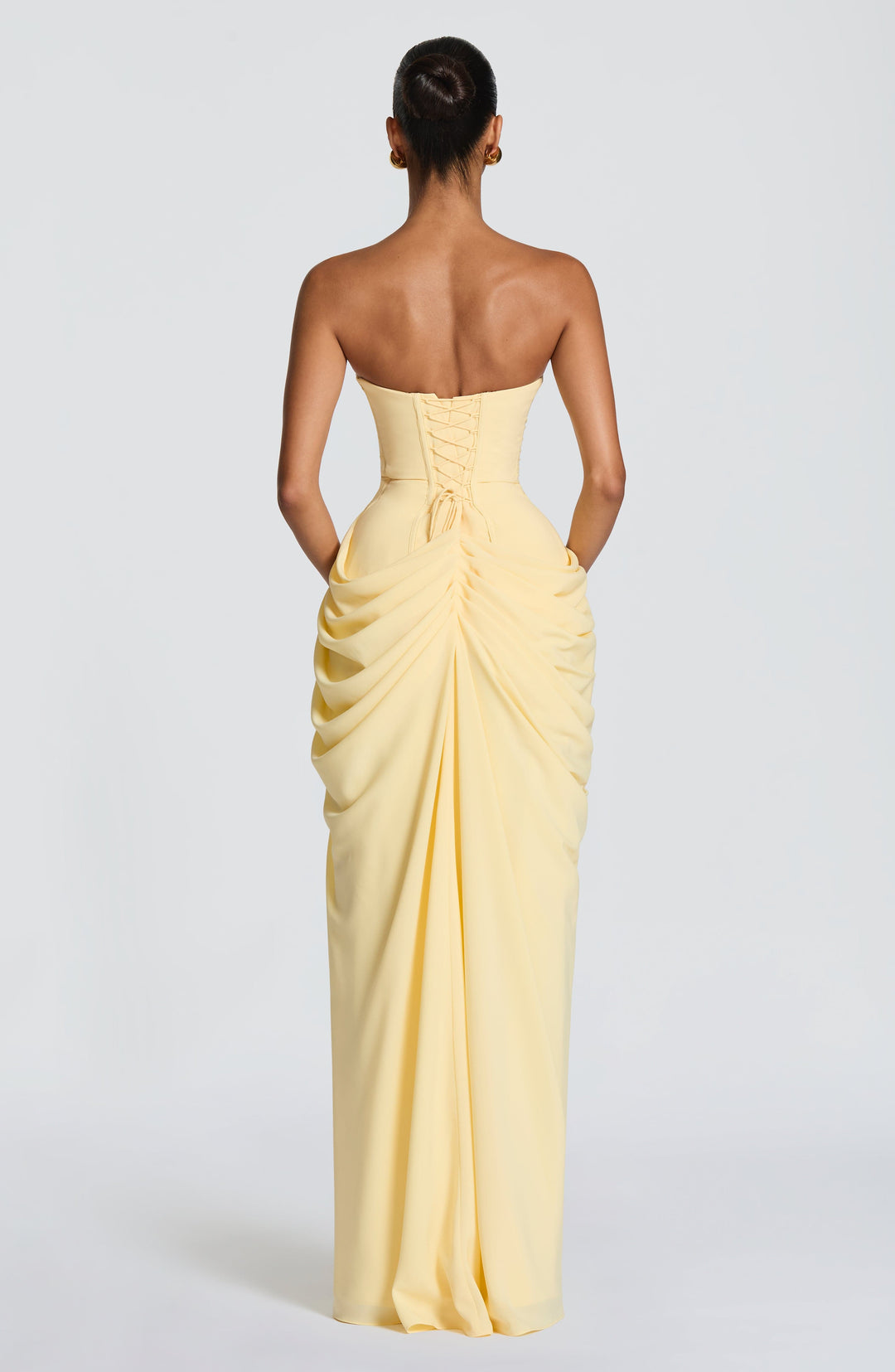 Sienna | Maxikleid Sommer Festlich Trägerlos Elegant Tailliert 8