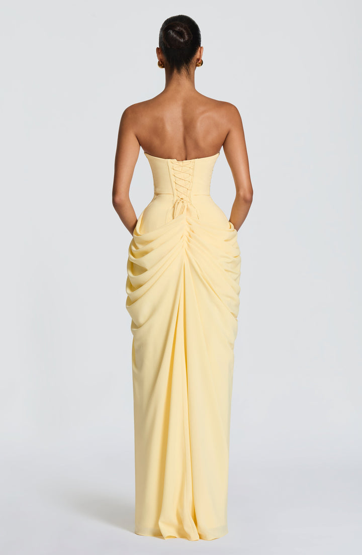 Sienna | Maxikleid Sommer Festlich Trägerlos Elegant Tailliert 8