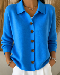 Charlotte | Strickjacke Mit Eleganter Knopfleiste Und Kragen