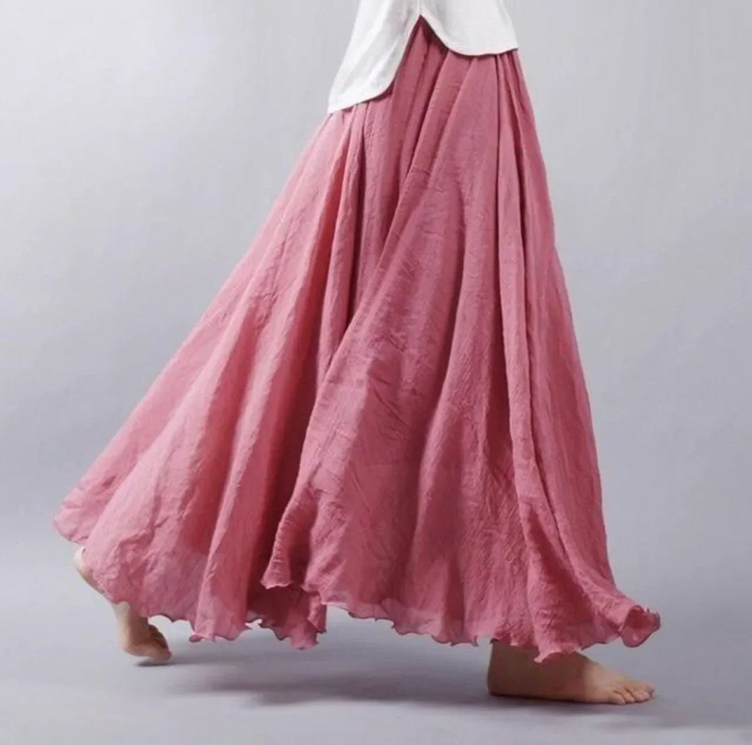 Soleil | Eleganter, Fließender &amp; Bequemer Boho Maxirock 4