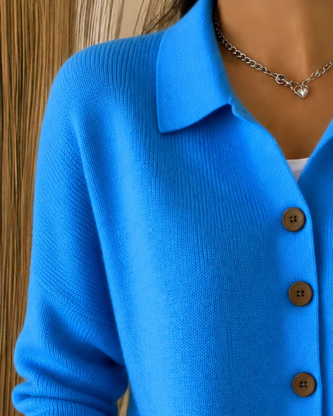 Sophia | Bequeme und warme Strickjacke mit Kragen 1