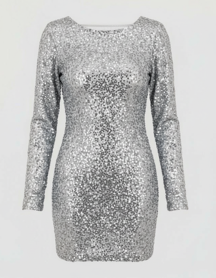 Sophia | Glamouröses Pailletten Cocktailkleid 8