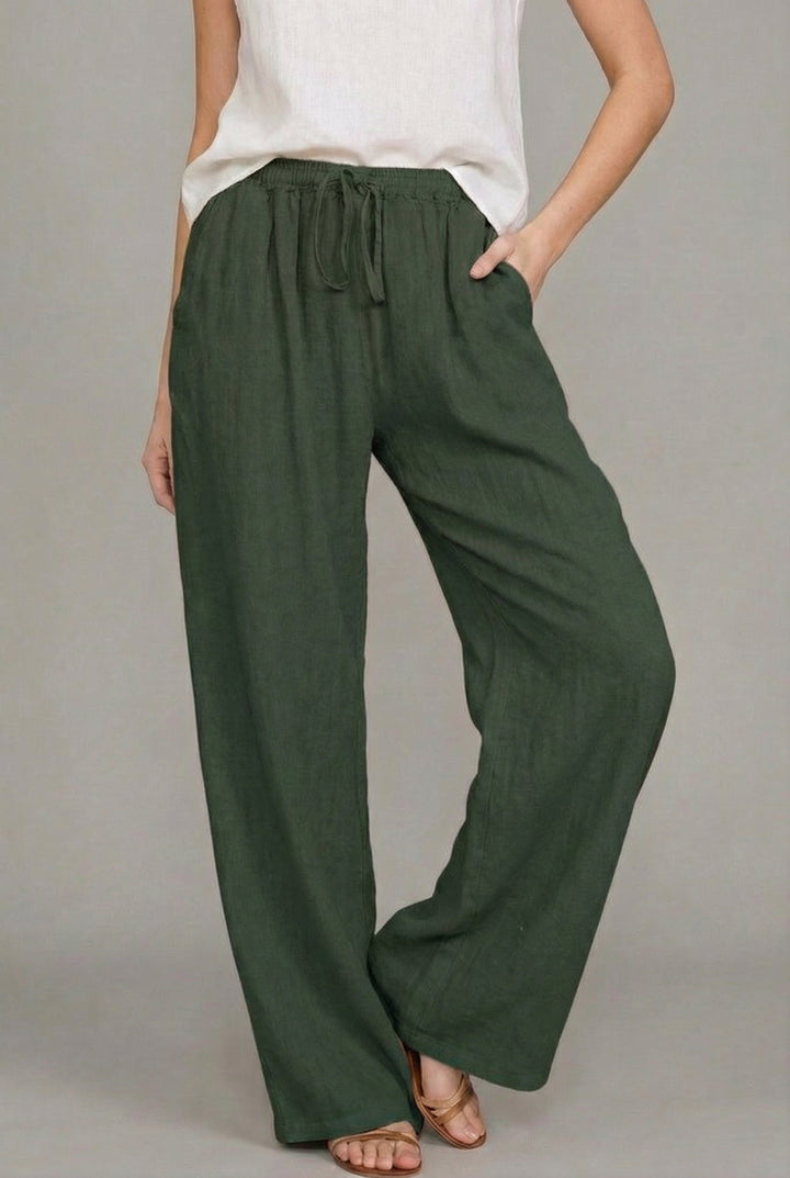 Sophia | Leichte und bequeme Sommerhose mit weitem Bein 6