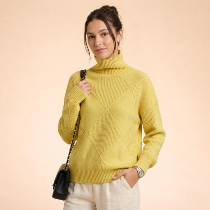Sophia | Luxuriöser Kaschmir-Rollkragenpullover für Stil und Wärme 0