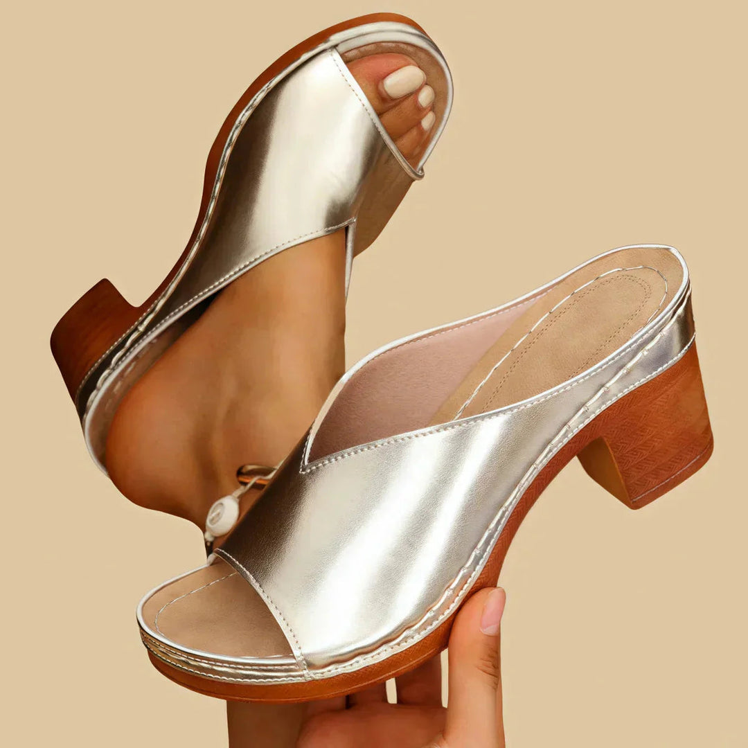 Sophia | Schicke und bequeme Damen Sommersandalen mit Absatz 1
