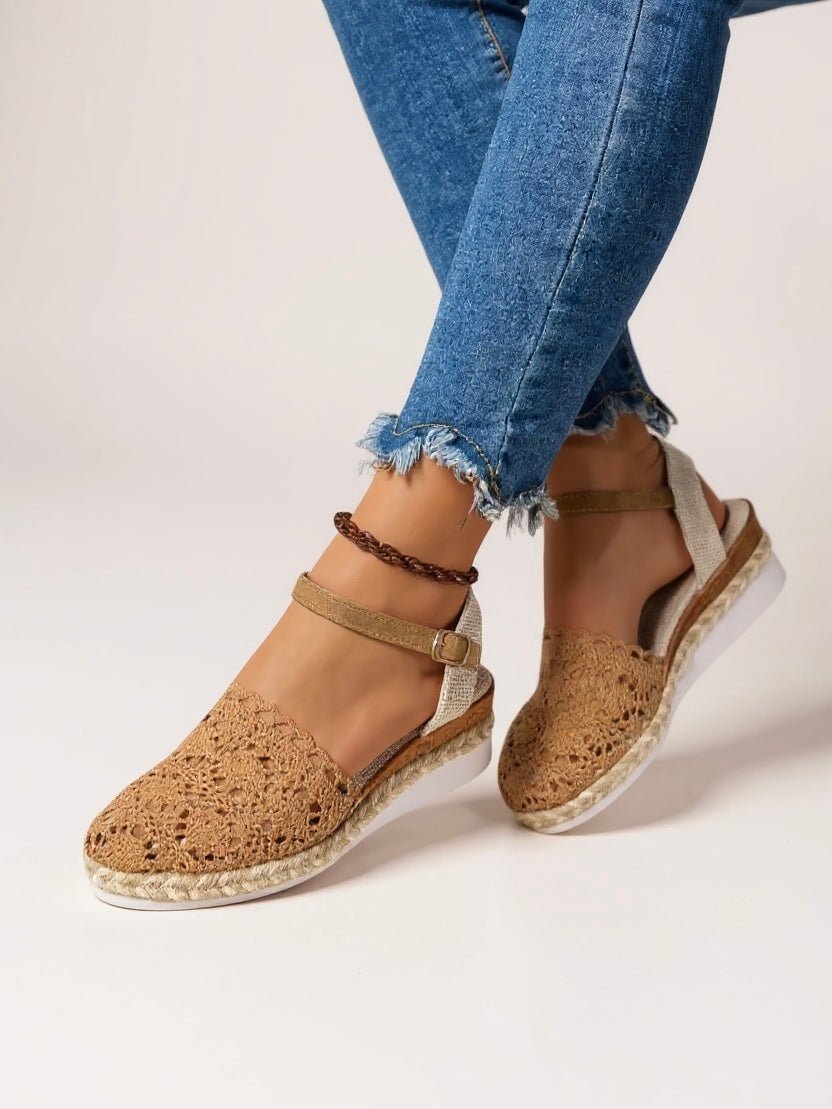 Sophie | Elegante Boho-Sommer-Sandalen aus Häkelstoff 1