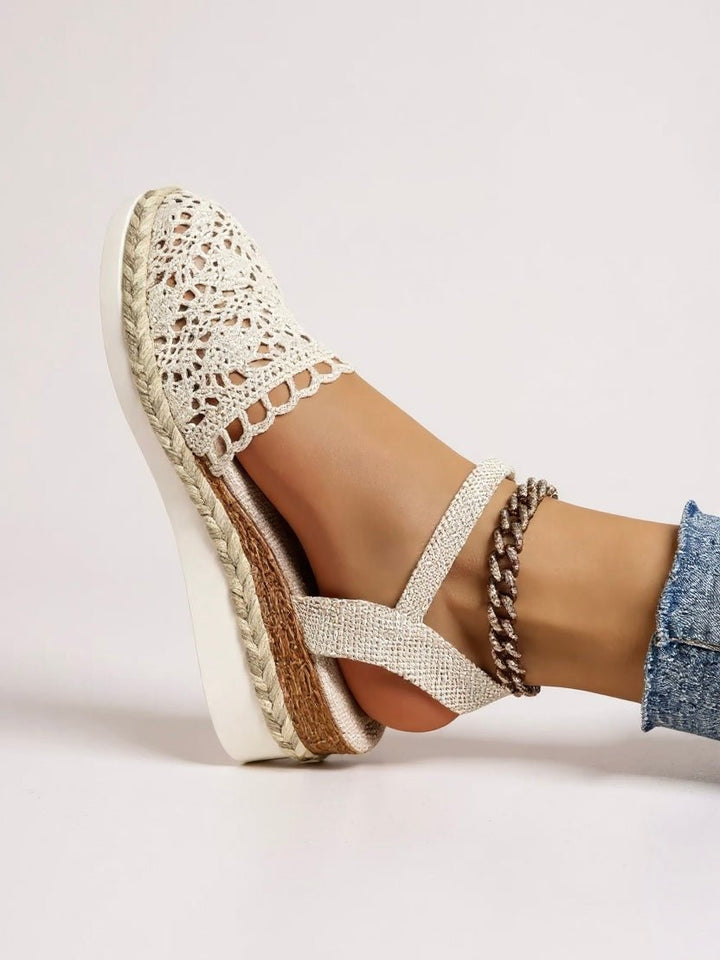 Sophie | Elegante Boho-Sommer-Sandalen aus Häkelstoff 4