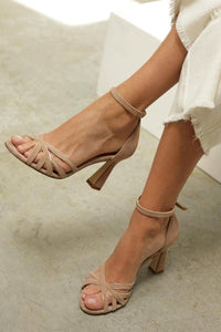 Sophia | Elegante Riemchensandalen mit stabilem Blockabsatz