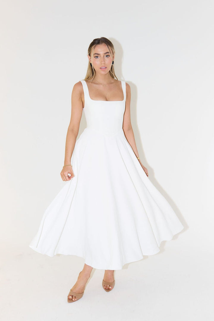 Sophie | Elegantes Festliches Kleid mit A-Linien-Silhouette und Quadrat-Ausschnitt 3