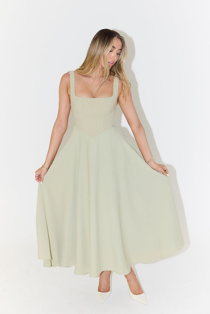 Sophie | Elegantes Festliches Kleid mit A-Linien-Silhouette und Quadrat-Ausschnitt 6