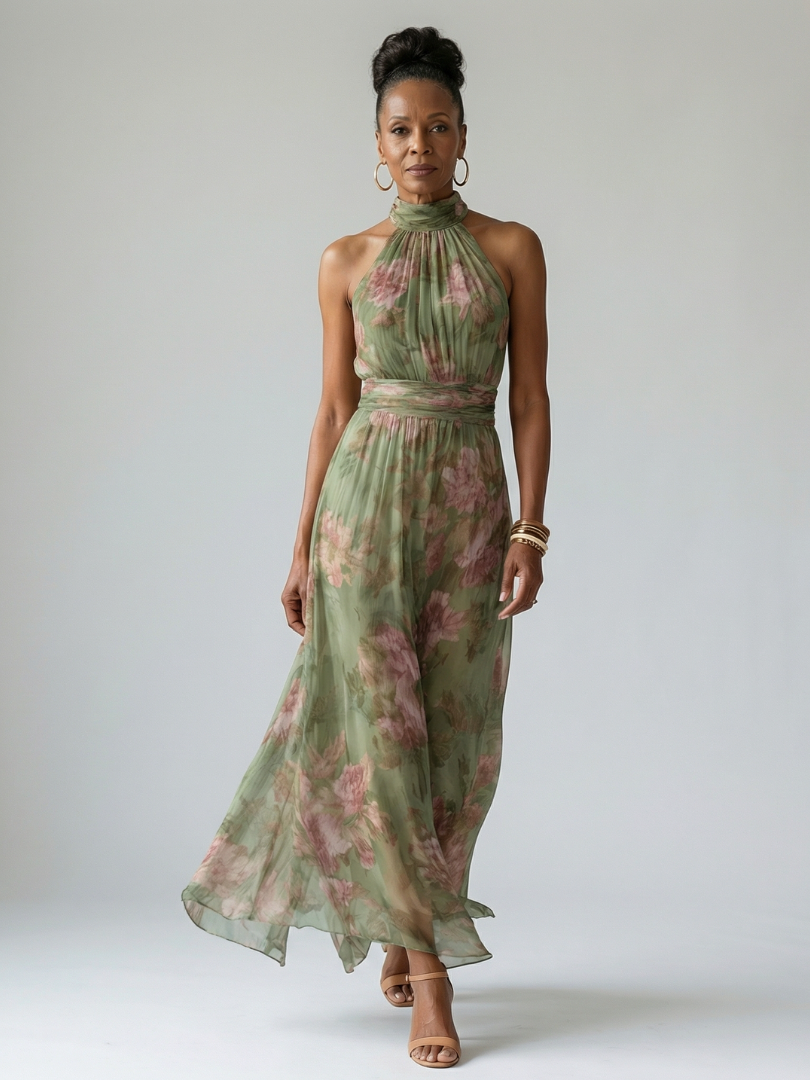 Sophie | Elegantes, Florales & Bequemes Damenkleid – Perfekt für Hochzeitsgäste und Festliche Anlässe 4