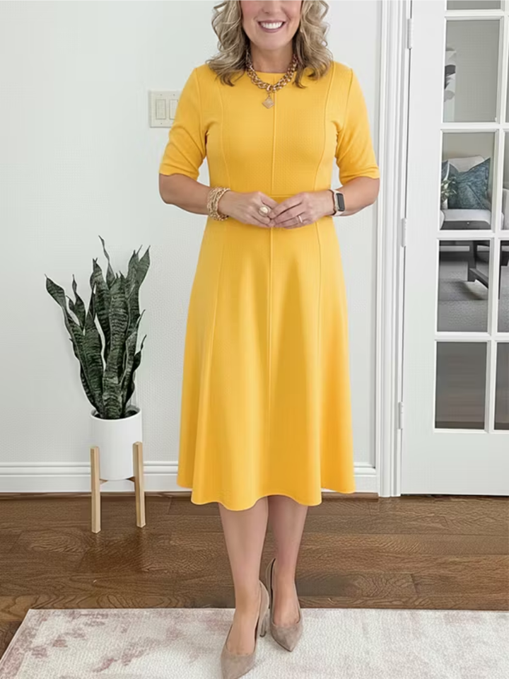 Sophie | Elegantes, Vielseitiges Damen Midi Kleid für Jede Gelegenheit 1