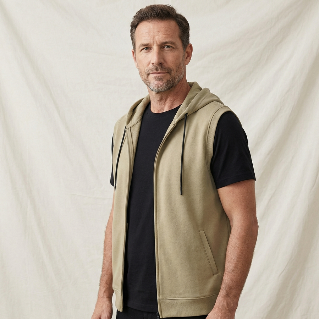 Soren | Funktioneller, Moderner & Ärmeloser Herren Hoodie für Aktive 4