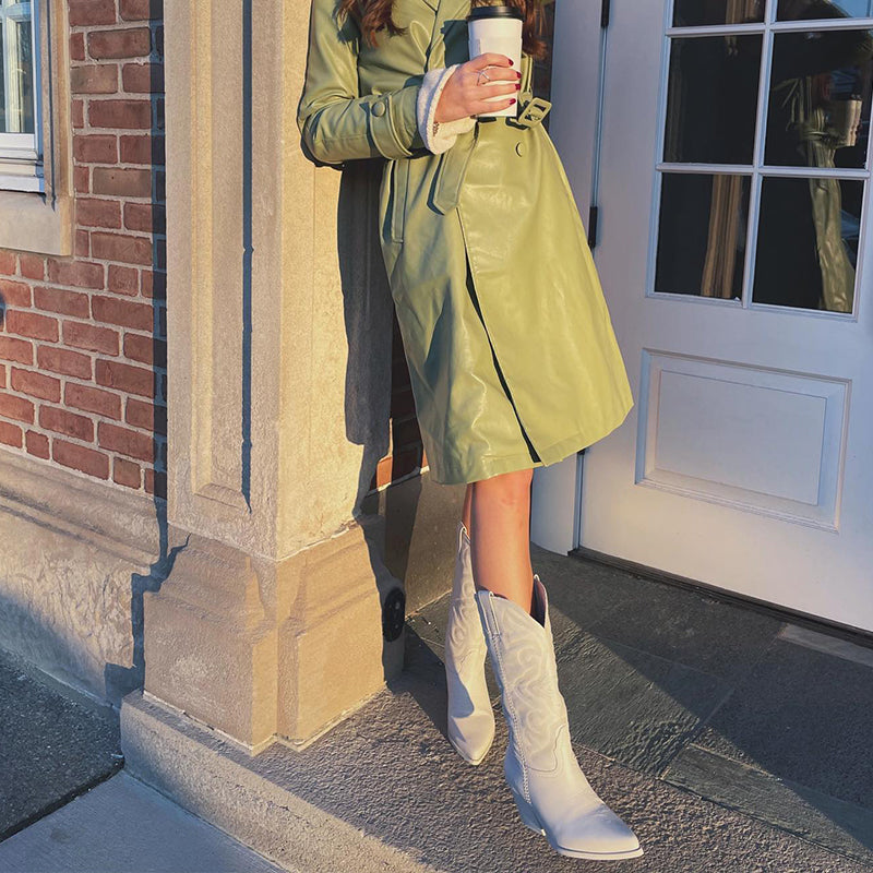 Stefanie | Elegante und bequeme Cowboystiefel in Metallic Optik 3