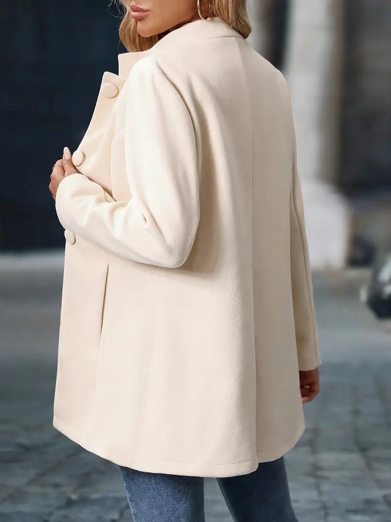 Stella | Eleganter, Mittellanger Damen Wintermantel aus Wollmischung 6
