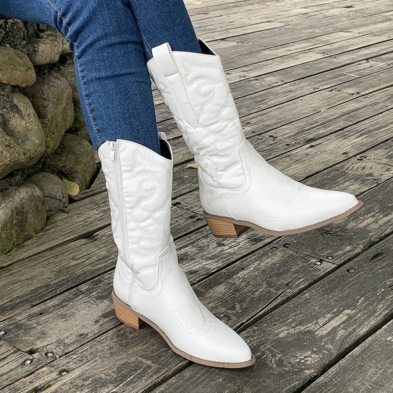 Stella | Glamouröse und strahlende Western Cowboystiefel 9