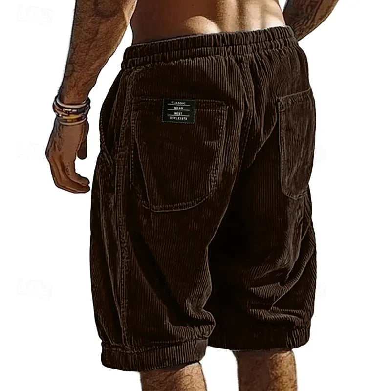 Strich | Vintage-inspirierte Kurze Hosen Herren – Atmungsaktiv, Casual &amp; Entspannt 0