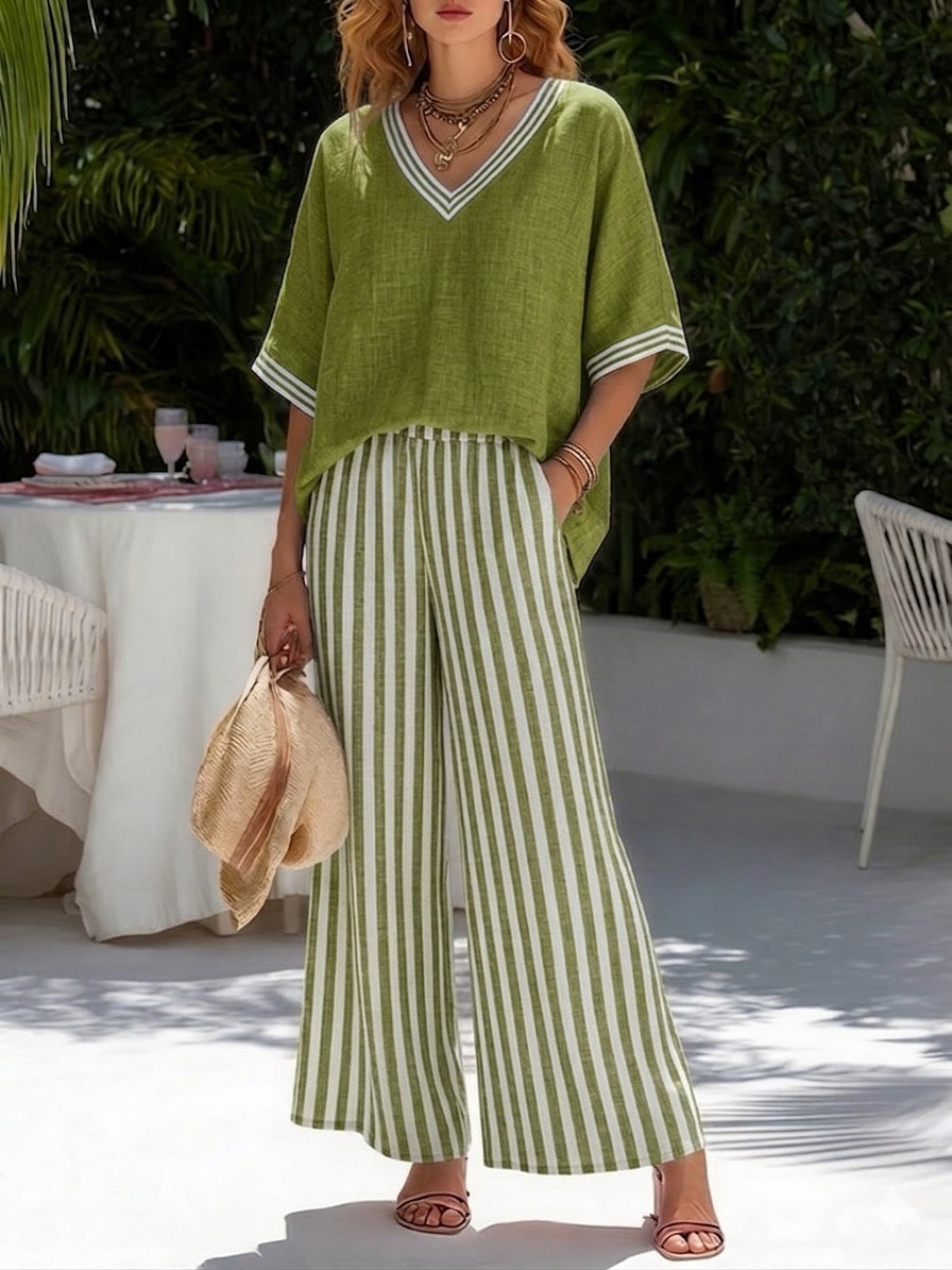 Tahlia | Elegantes Zweiteiler Set Damen – Hose und Oberteil für den Sommer 4