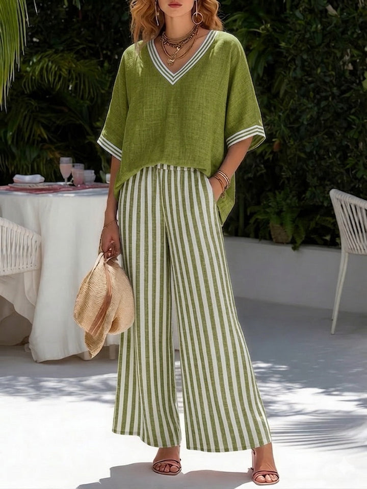 Tahlia | Elegantes Zweiteiler Set Damen – Hose und Oberteil für den Sommer 4