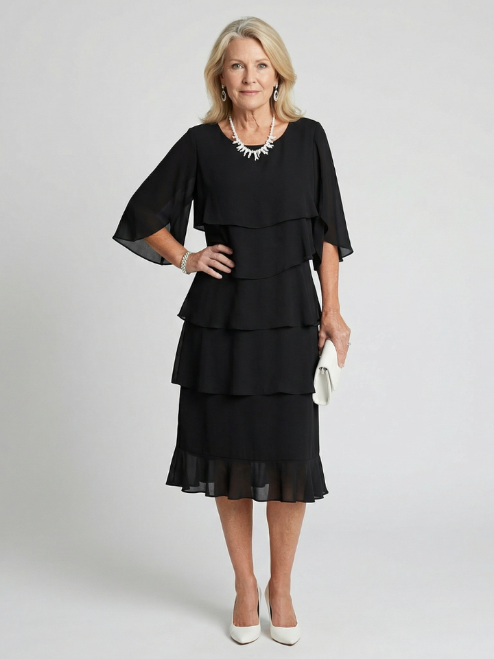 Talia | Elegantes, Luftiges & Feminines Festliches Kleid für Damen 0