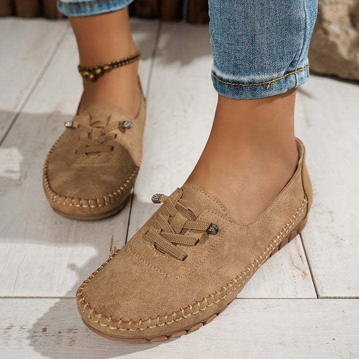 Tara | Elegante, Bequeme & Flexible Damen Schnür-Loafer 3