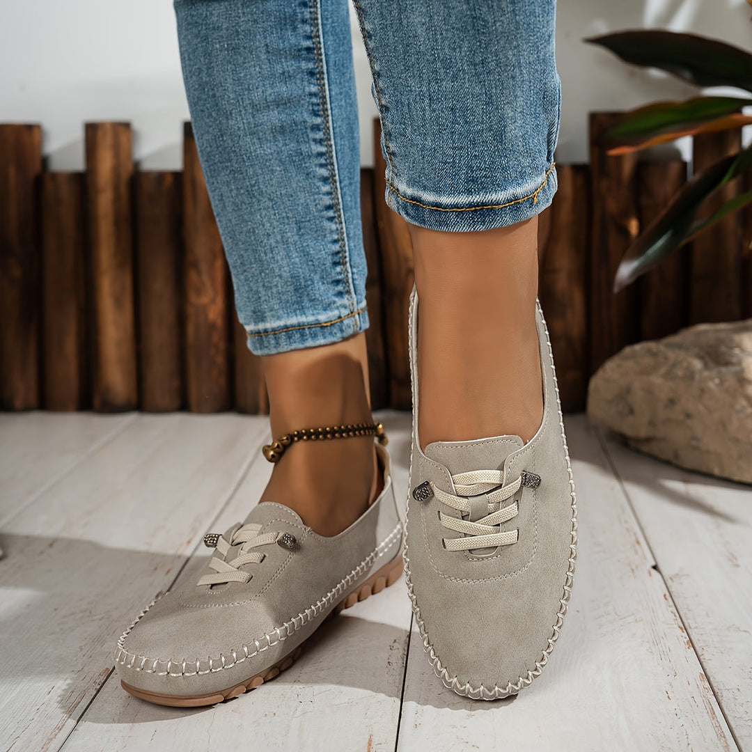 Tara | Elegante, Bequeme & Flexible Damen Schnür-Loafer 7