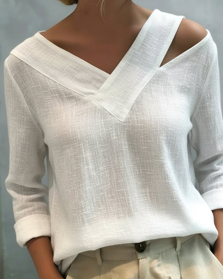 Tara | Elegantes, Asymmetrisches Damenoberteil – Festliche & Schicke Oberteile Damen 0