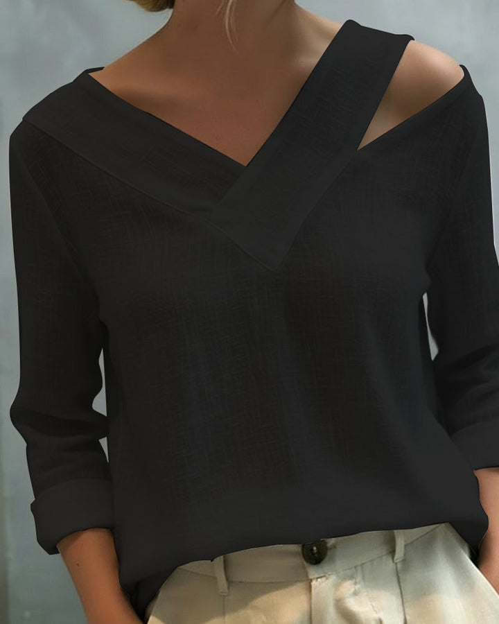 Tara | Elegantes, Asymmetrisches Damenoberteil – Festliche & Schicke Oberteile Damen 3