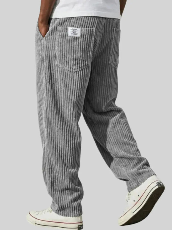 Tobias | Herren Hosen Cordhose Elegant Locker Baumwolle Komfortabel 0