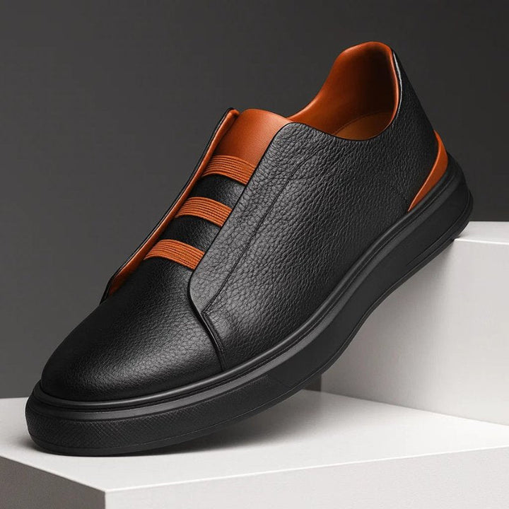 Tomas | Elegante, Bequeme &amp; Strapazierfähige Herren Slip-On-Sneaker aus Leder 2