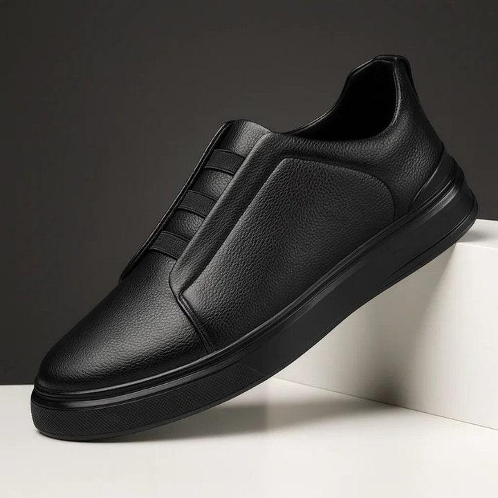 Tomas | Elegante, Bequeme &amp; Strapazierfähige Herren Slip-On-Sneaker aus Leder 4